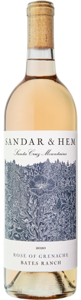 Bottle of Sandar & Hem Rosé of Grenache from Bates Ranch Vineyard